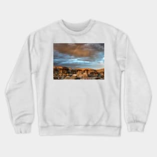 Rainbow Over The Badlands Crewneck Sweatshirt